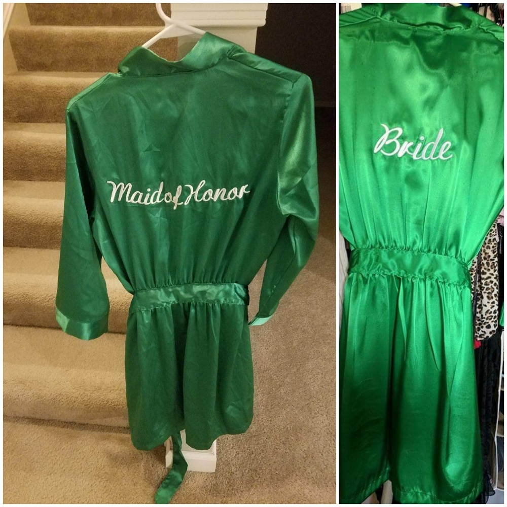 Bride and moh robes